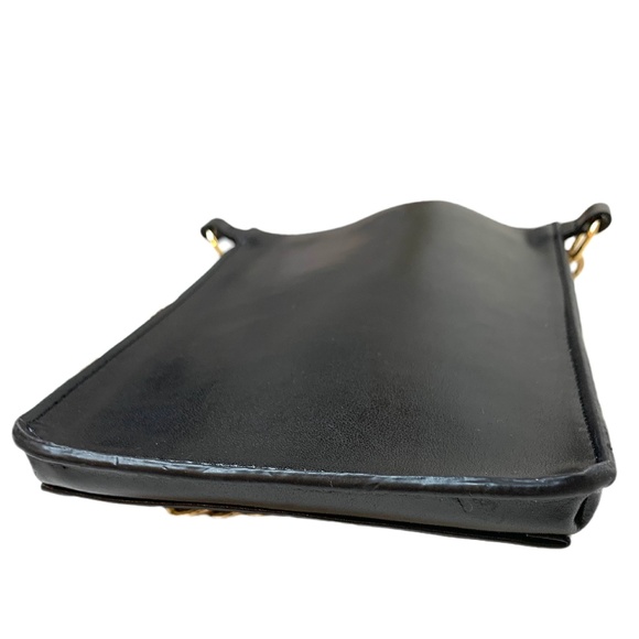 RARE TO FIND MK Studded Leather Crossbody Phone Bag adjustable Golden Chain - Picture 6 of 12